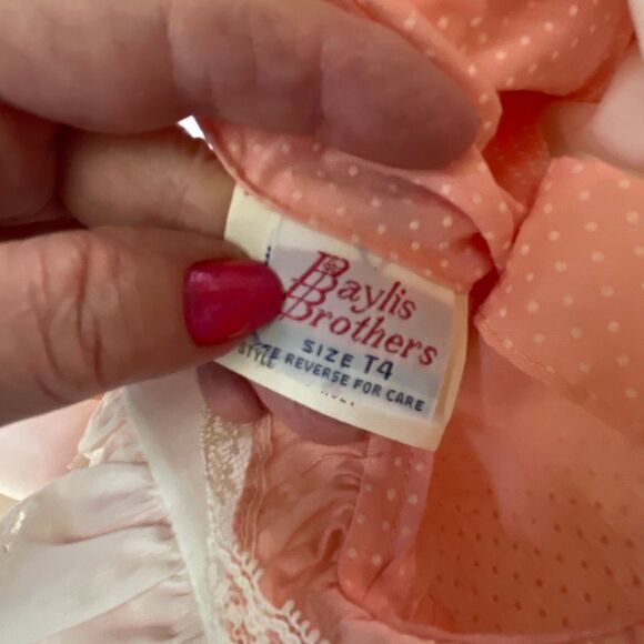 NWT VTG Baylis Brothers Polly Flinders size 4T maxi pinafore - Picture 7 of 10